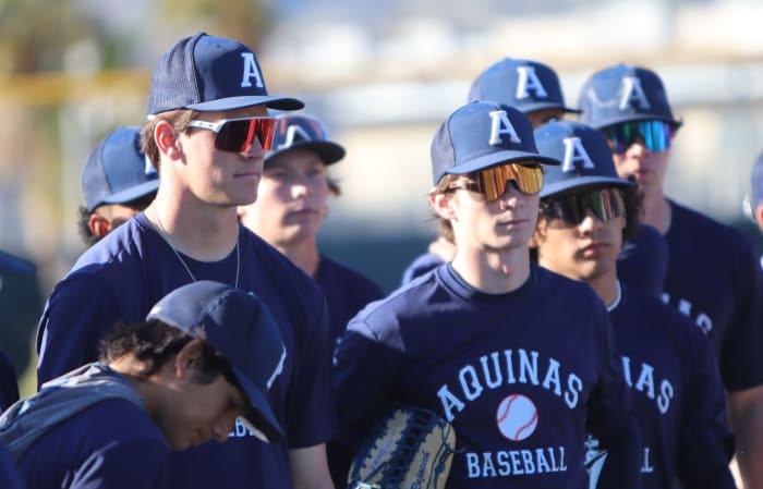 Aquinas San Bernardino baseball star Eric Bitonti photos by John Murphy Feb 20 2023030620232911